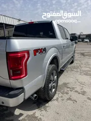  4 فورد F150 لون سلفر7جيد بدون حادث فقط دهان