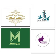  5 تصميم شعار لوجو logo , كارد card , كفر ليتر cover letter ، مينيو menu ، بوستر poster واعلانات