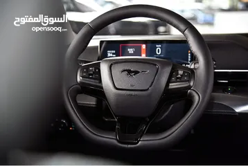  18 فورد موستنج ماك اي كهربائية بالكامل موديل 2022 Ford Mustang Mach-E / لون اسود