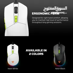  14 Fantech Atom63 MK859c Mechanical Gaming Keyboard & Mouse Arabic/English
