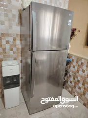  2 ثلاجة LG ستييل 405 لتر بحالة جيدة جدا