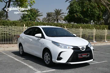  1 FREE INSURANCE+REGISTRATION+INSPECTION - TOYOTA YARIS SE 2022 -  FIRST OWNER - GCC SPECS