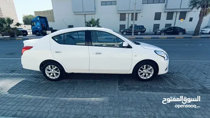  10 Nissan Sunny 2022, white car for sale