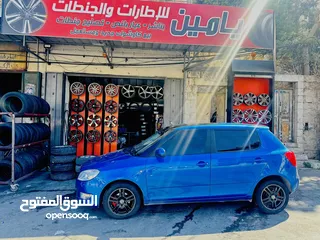  6 سكودا فابيا 1200 تيربو موديل 2014