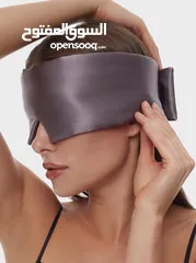 8 قناع نوم حريري فاخر 100٪ طبيعي  Luxury Silk Sleep Mask for Deep Relaxing Sleep
