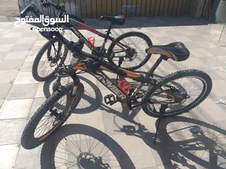  6 دراجة هوائية جنط 24 مستعمل بحاله ممتازه