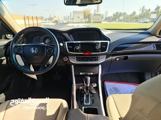  11 HONDA ACCORD COUPE 2015 حالة نادرة صبغ وكالة  سيرفيس منتظم  فل بدي كيت  سبويلر  وتواير ميشلان جديد