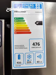  25 عرض نااار على ثلاجة هايسنس HISENSE حجم 466 لتر وجميع الأحجام والأشكال