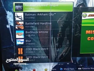  3 اكس بوكس 360 مهكر مستعمل بحالة ممتازة