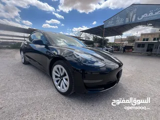  1 تيسلا3 موديل 2022 فل جنط الفل تصلح الاعفاءات والجمرك
