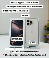  1 iPhone 16 Pro Max 256 GB Amazing Phone available at Affordable rates - Warranty pieces