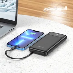  3 ‎بوربانك powerbank مميز جداً بوروفون 10000 ميلي امبير متعدد المداخل و المخارج bj20