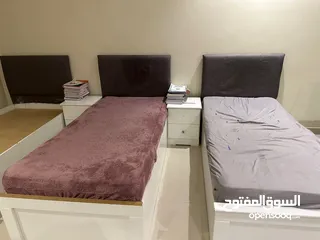  4 سرير مستعمله استعمال بسيط