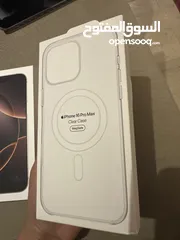  5 New not used Iphone 16 pro max 256GB  آيفون 16 برو ماكس 256 جيجا جديد غير مستعمل