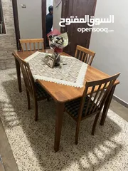  1 طاوله سفره خشب