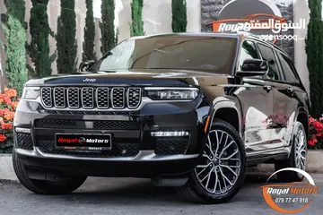  1 الان لدى رويال موتورز   Jeep Grand Cherokee L 2021 Summit