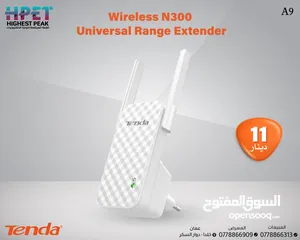  1 موسع النطاق اللاسلكي N300 العالمي Tenda A9
