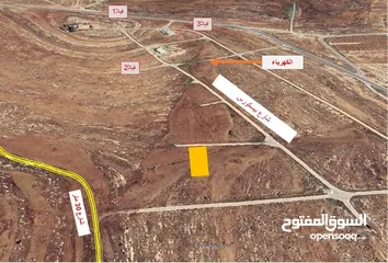  2 ارض للبيع من المالك شفا بدران زينات ربوع حوض شكارة اراضي شمال عمان