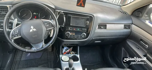  7 ميتسوبيشي اوت لاندر فل اضافات كرسي كهرباء تدفئة مقاعد وتبريد ايضا كاربون فايبر فتحة سقف مثبت سرعة