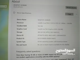  8 لاب توب ابل i7