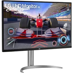  1 LG 27Inch 144Hz 4K UHD White Gaming Monitor Supports Ps5 4K 120Hz