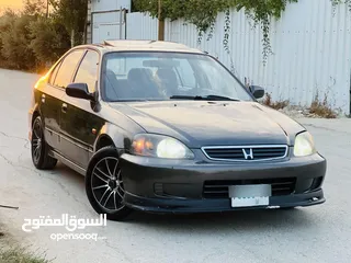  6 هوندا سيفيك مطور 1600 بنزين جير عادي لعشاق السيارات اليابانيه المميزه