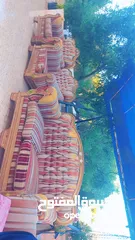  3 طقم كنب خشب للبيع