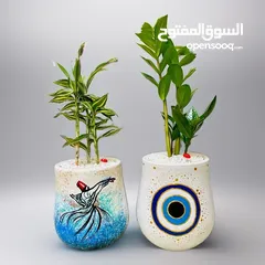  6 Handmade plant pots