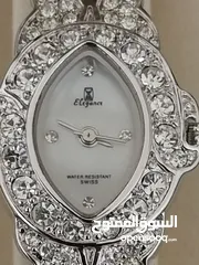  2 ساعه نسائية Louis Cardin فضة اصليه جديده للبيع