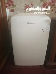  1 مكيف بارد ساخن ماركة Hisense نستعمل بحاله ممتازه