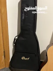  6 Cort AC120CE-OP Classical Electric Guitar - Natural Finish (With 5 guitar picks, capo and case)