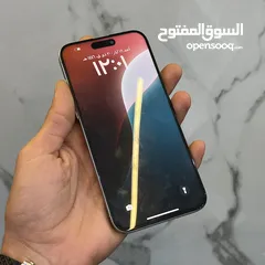  2 iPhone 15 Promax 256G / e-sim مغيرة الشاشة