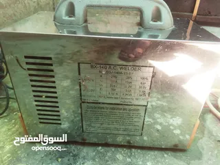  3 متاح ماكينه لحام كاملة الاصليه وزنها 25 كيلو مستعملة تب نضافة للبيع اقرء الوصف
