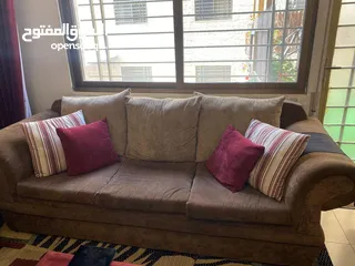  4 كنب 7مقاعد حالة جيدة