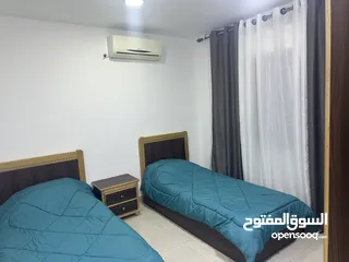  14 استديوهات وشقق مفروشه فاخره تشطيب ديلوكس للايجار في طلوع نيفين وشارع الجامعه الاردنيه