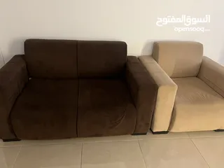  2 طقم جلوس ثلاثية / ثنائية / 2 مفرد للبيع