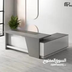  6 مكتب مدير 180سم مع طاولة وسط هدية توصيل مجاني داخل عمان متوفر عدة الوان حسب الطلب