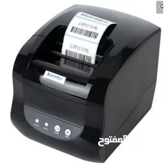  4 طابعة ليبل كاش XPrinter XP-365 Label printer POS