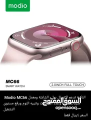  1 Modio MC66 الذكية تدعم الاتصال بملء الشاشة ومعدل ضربات القلب وعدد الخطوات وتنبيه النوم ورفع مستوى ا