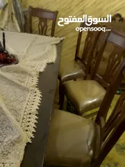  3 طاوله سفره 8  كراسي في حاله الوكاله