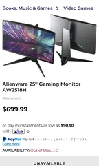 4 شاشه 240hz gaming 1m