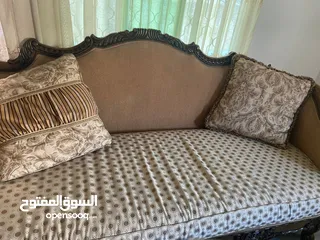  2 طقم كنب خشب زان للبيع