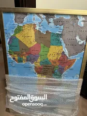  1 لوحات خرائط العالم