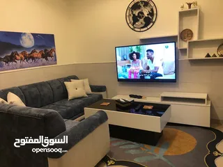  1 شقه وستوديو  مفروشه((تسويه)للايجار الشهري ب عبدون من الماللك