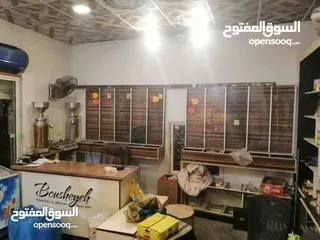  12 اثاث سوبر ماركت كامل مع مطاحن قهوة عدد 2 مطاحن القدس بحالة الوكاله