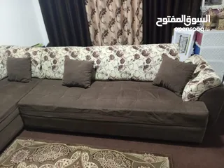  2 كنبايات  كورنر 3ب3 وثنائيه