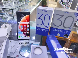  6 حبه عن الجديده CAMON 30 5G جيجا 512 رام 24 معه كامل اغراضو وسماعه الاصلية متوفر توصيل