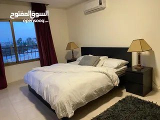  12 3 غرف نوم ,مفروش مع كامل الاحهزة ، ط4 مقابل فندق سانت ريجز / يوجد غرفتين .حمامين ط3  عبدون
