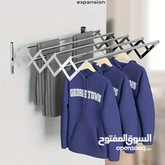  5 منشر غسيل حائطي قابل للطي يعتبر منشر الملابس هذا خيارا رائعا لتجفيف الملابس