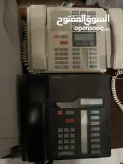  2 مقسم تلفونات ماركة Nortel Norstar صناعة أمريكية عدد 8 اجهزة مع شاشات بحال الجديد